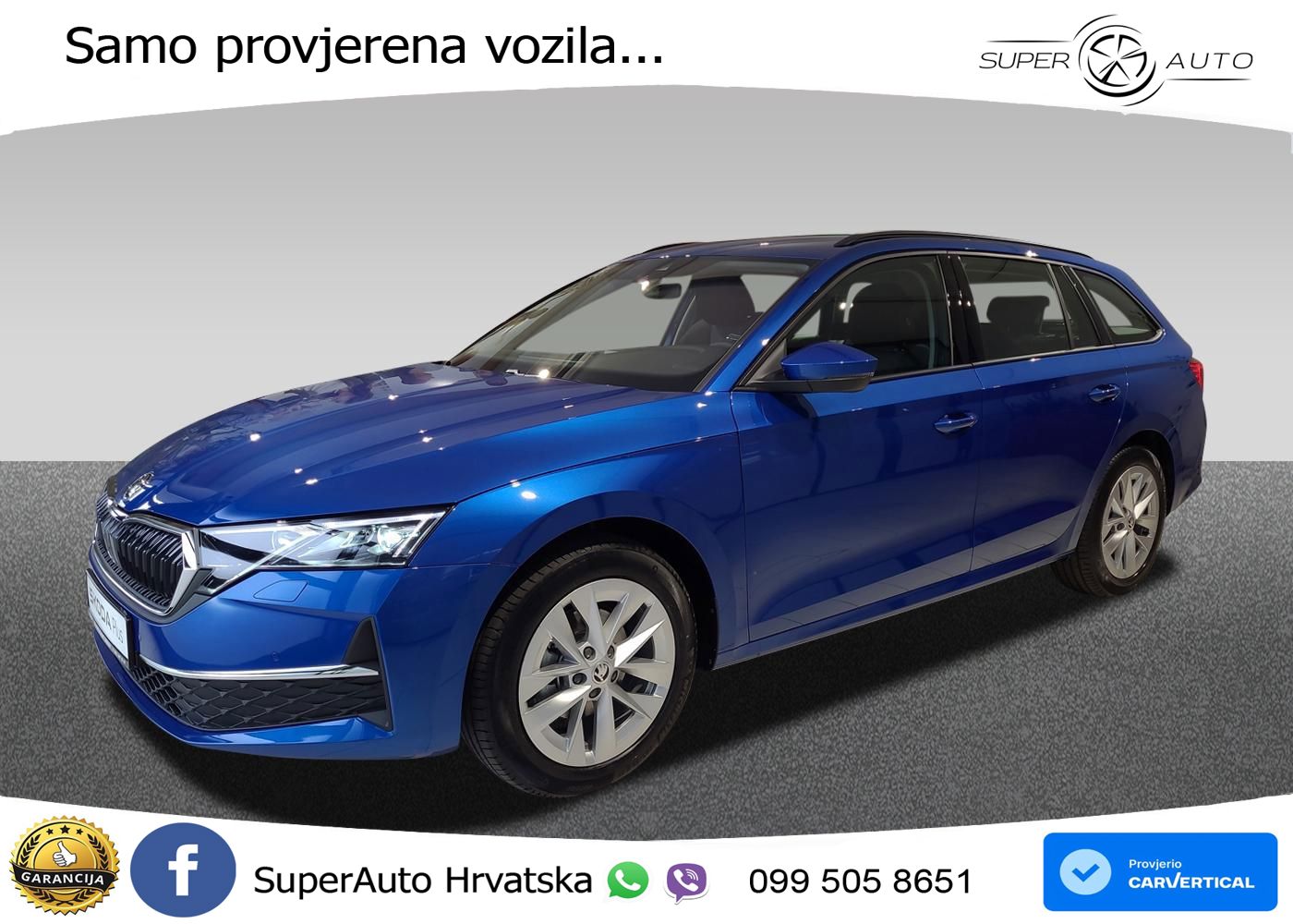 Škoda Octavia Combi 1.5 TSI (150 KS) DSG Selection MATRIX+GR SJED+KAM