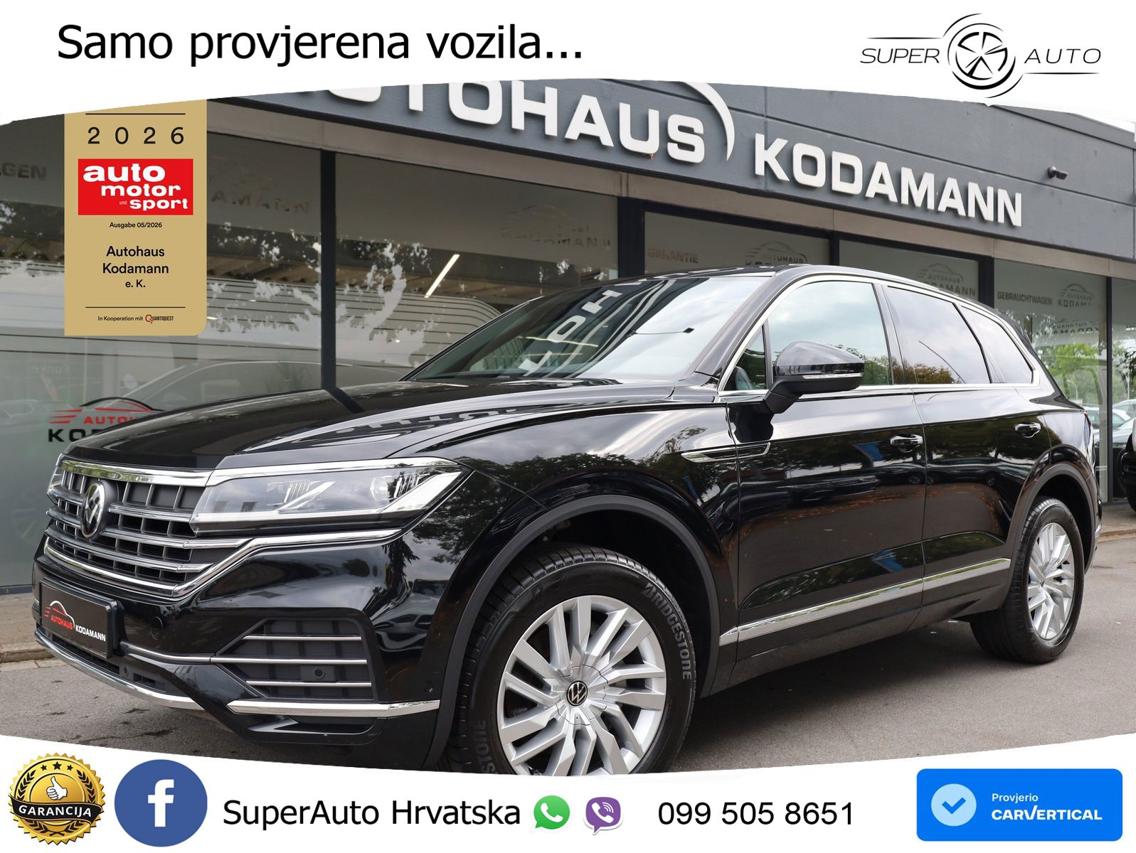 Volkswagen Touareg 3.0 V6 TDI (231 KS) 4MOTION Tiptronic LED+GR SJED+ACC