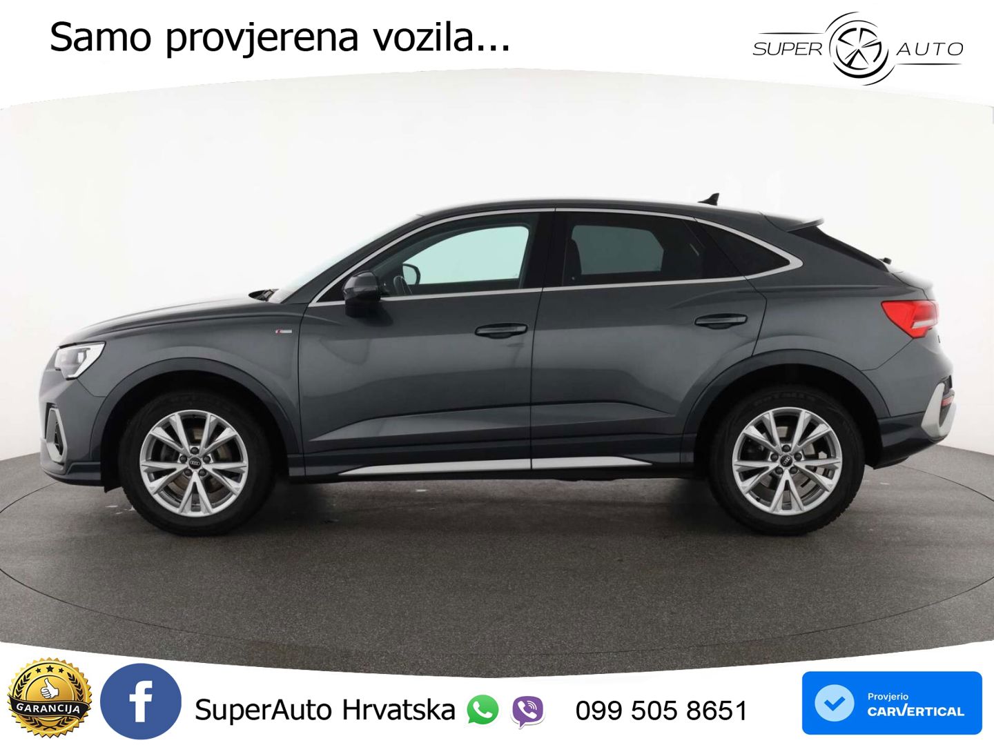 Audi Q3 Sportback 35 TDI (150 KS) quattro S tronic S line LED+GR SJED+ACC
