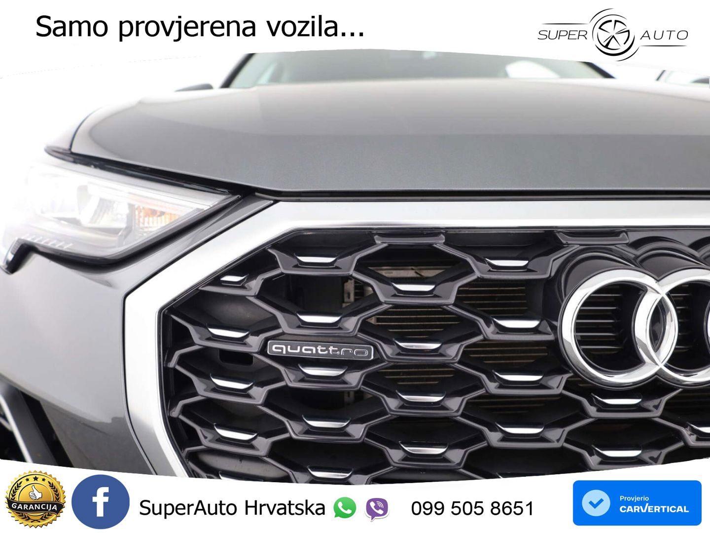 Audi Q3 Sportback 35 TDI (150 KS) quattro S tronic S line LED+GR SJED+ACC