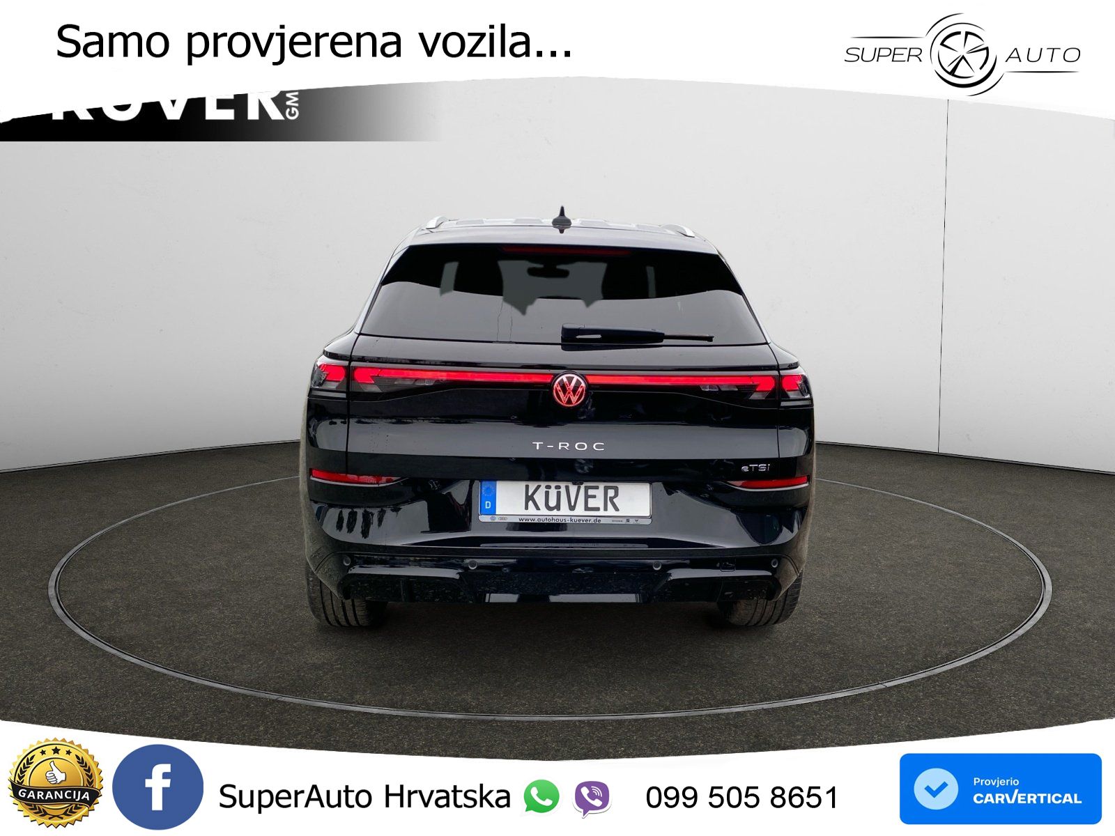 Volkswagen T-Roc 1.5 eTSI (150 KS)  DSG R-Line LED+GR SJED+ACC