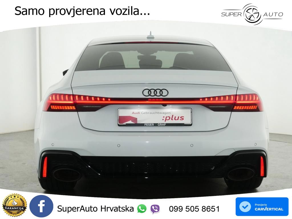 Audi RS7 4.0 TFSI V8 (600 KS) quattro tiptronic ACC+HEAD+4xGR SJED+360+PANO
