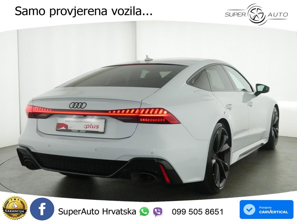 Audi RS7 4.0 TFSI V8 (600 KS) quattro tiptronic ACC+HEAD+4xGR SJED+360+PANO