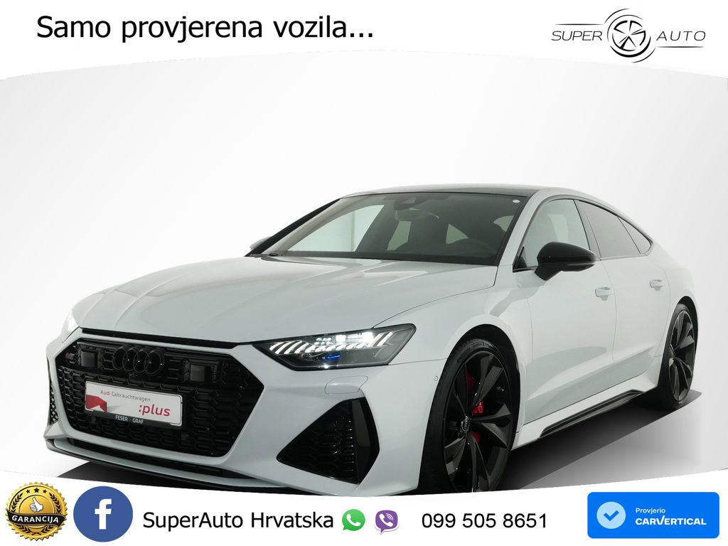 Audi RS7 4.0 TFSI V8 (600 KS) quattro tiptronic ACC+HEAD+4xGR SJED+360+PANO