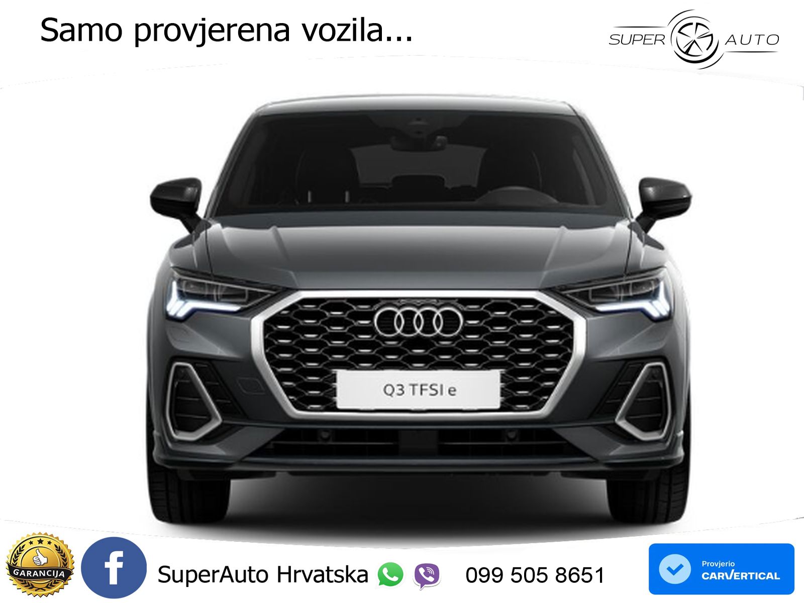 Audi Q3 Sportback 45 TFSIe (245 KS) S tronic S line MATRIX+GR SJED+KAM