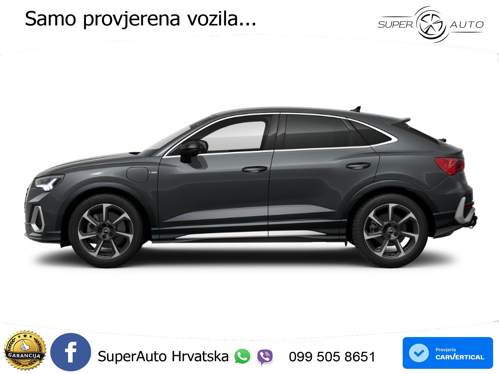 Audi Q3 Sportback 45 TFSIe (245 KS) S tronic S line MATRIX+GR SJED+KAM