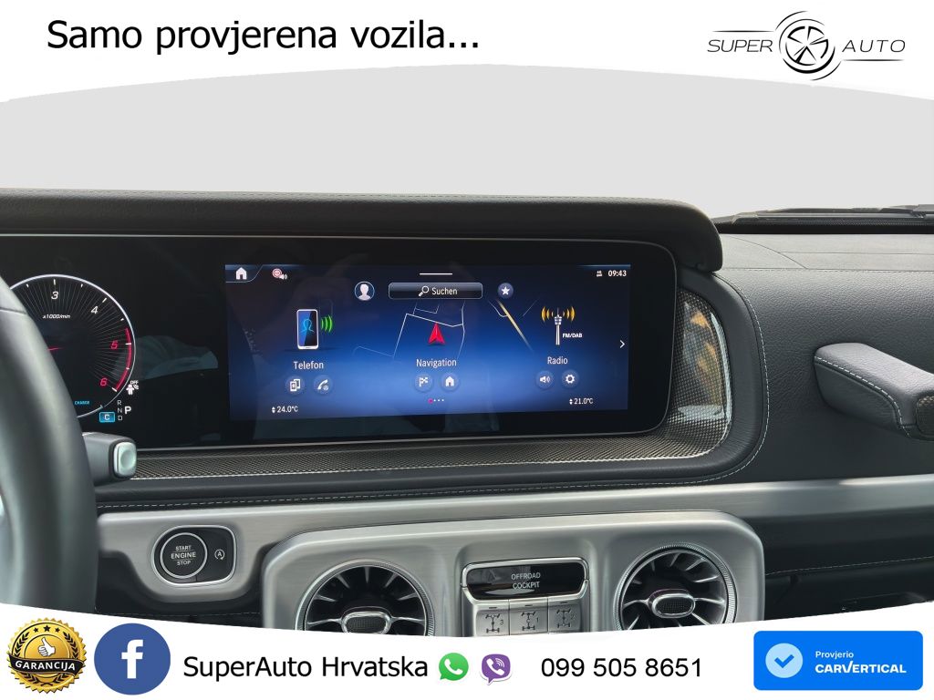 Mercedes G 450d Long (367 KS) 4MATIC 9G-TRONIC LED+GR SJED+ACC