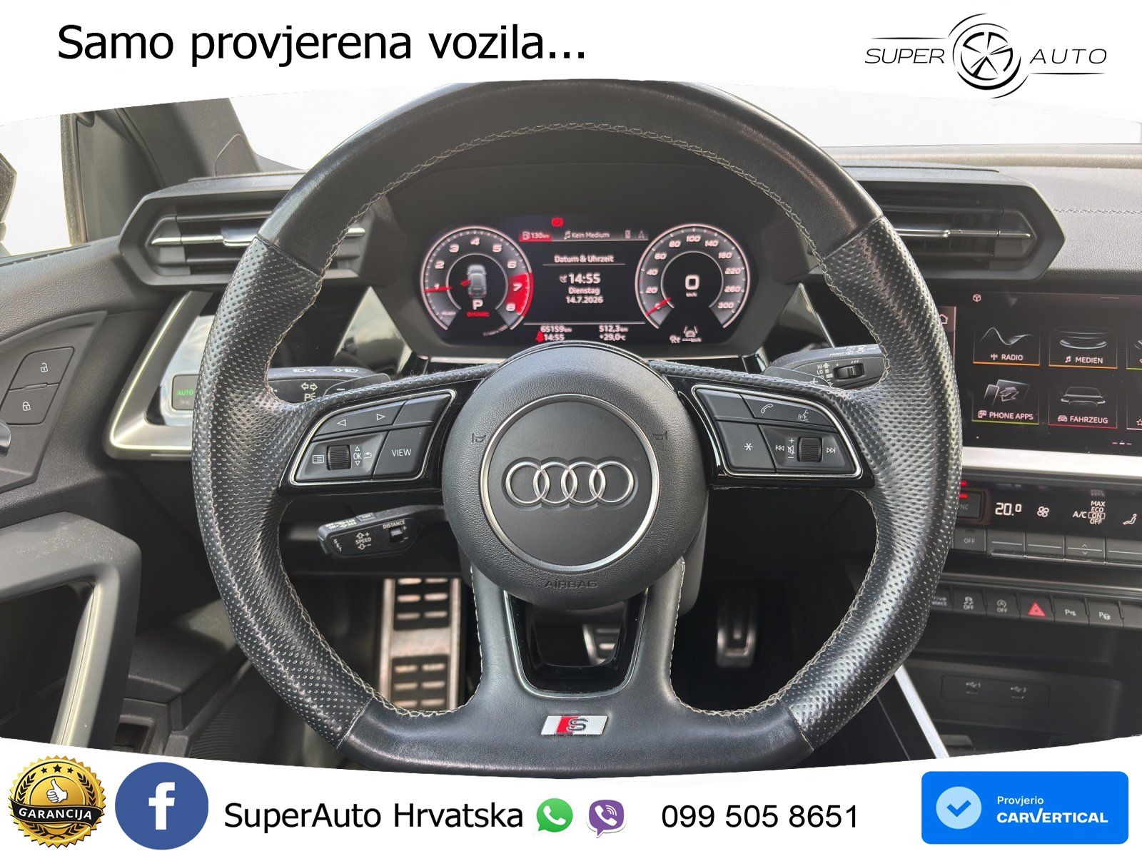 Audi S3 2.0 TFSI (310 KS) quattro S tronic MATRIX+GR SJED+KAM