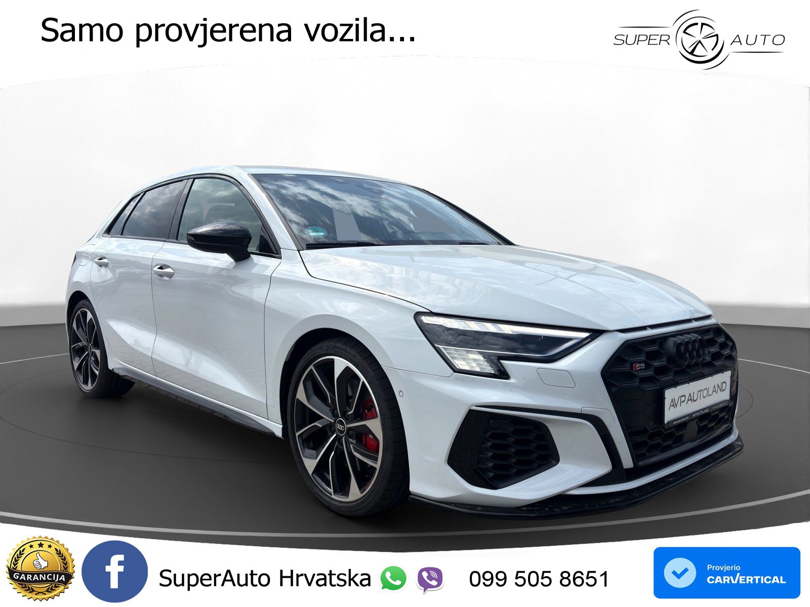 Audi S3 2.0 TFSI (310 KS) quattro S tronic MATRIX+GR SJED+KAM