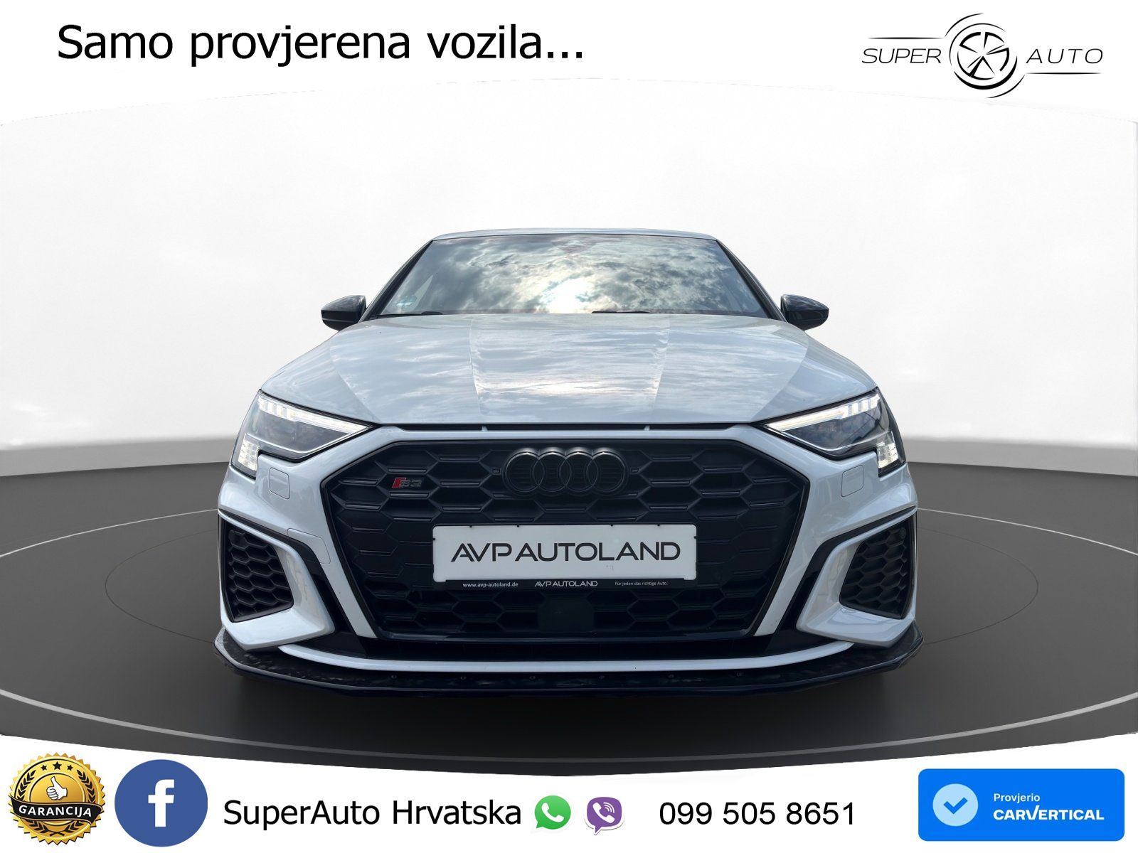 Audi S3 2.0 TFSI (310 KS) quattro S tronic MATRIX+GR SJED+KAM