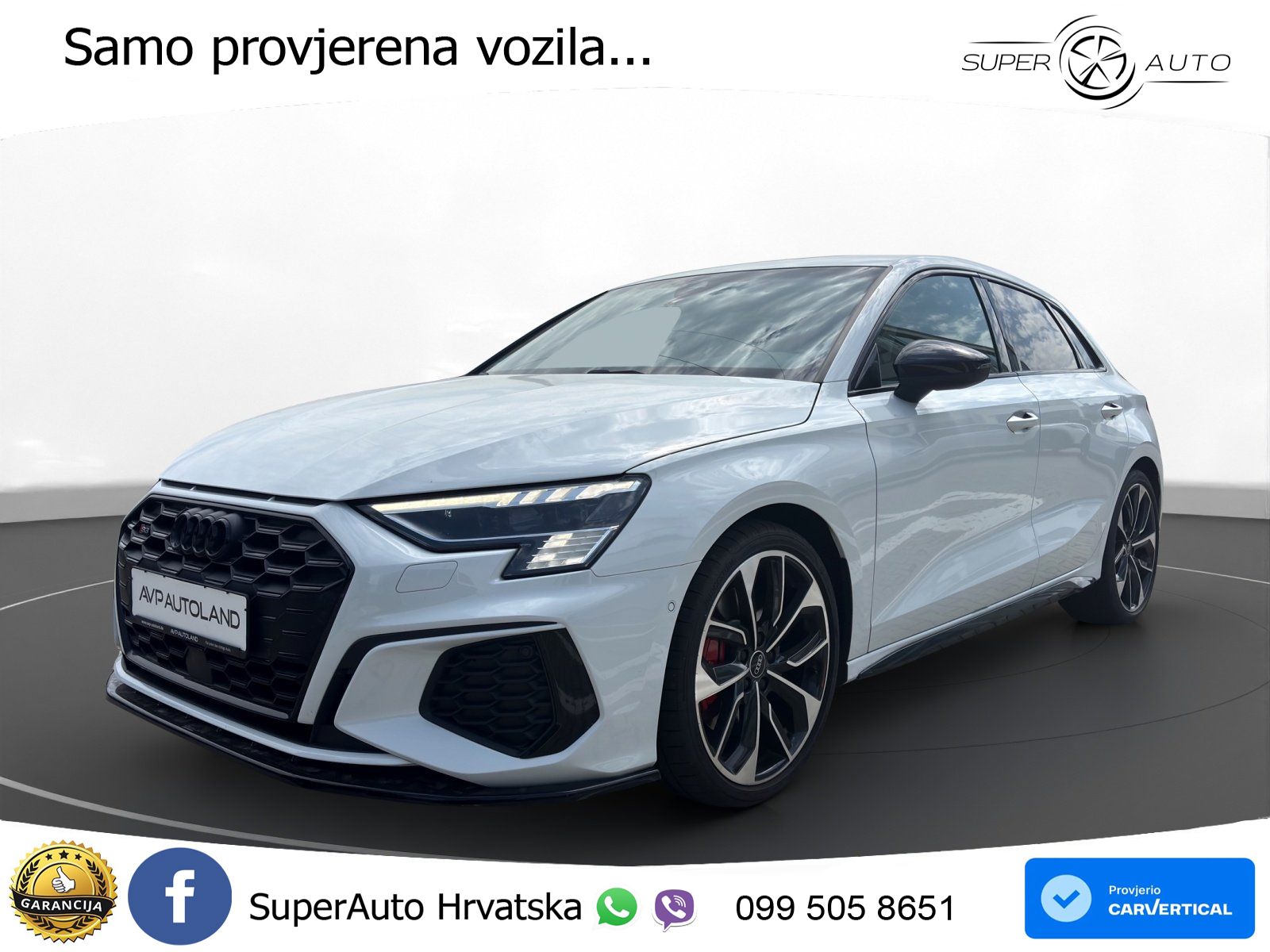 Audi S3 2.0 TFSI (310 KS) quattro S tronic MATRIX+GR SJED+KAM
