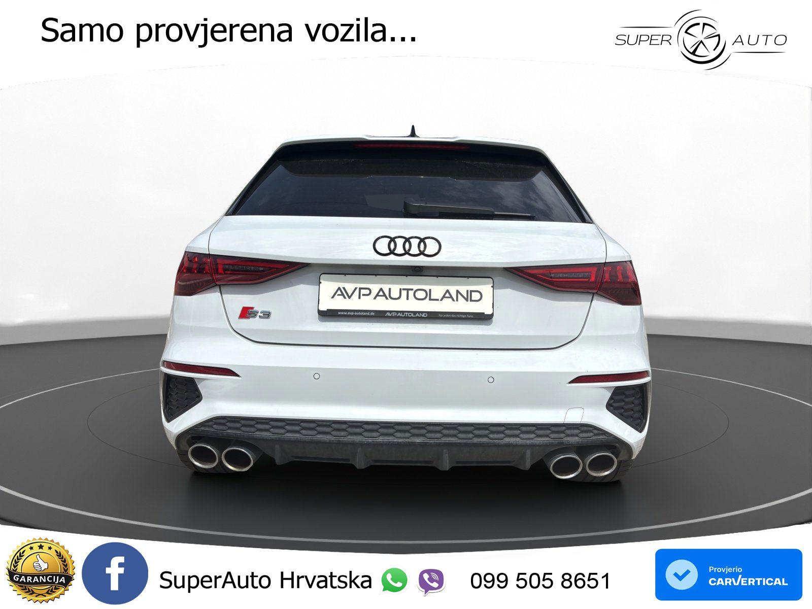 Audi S3 2.0 TFSI (310 KS) quattro S tronic MATRIX+GR SJED+KAM