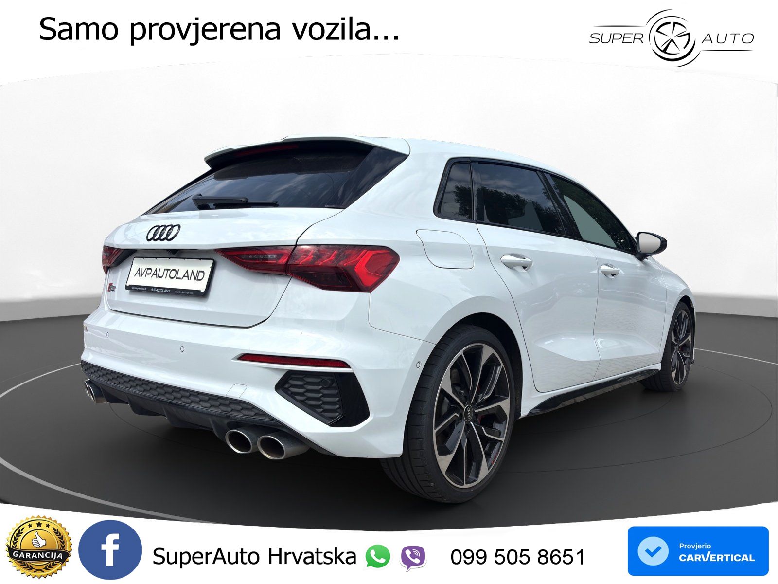 Audi S3 2.0 TFSI (310 KS) quattro S tronic MATRIX+GR SJED+KAM