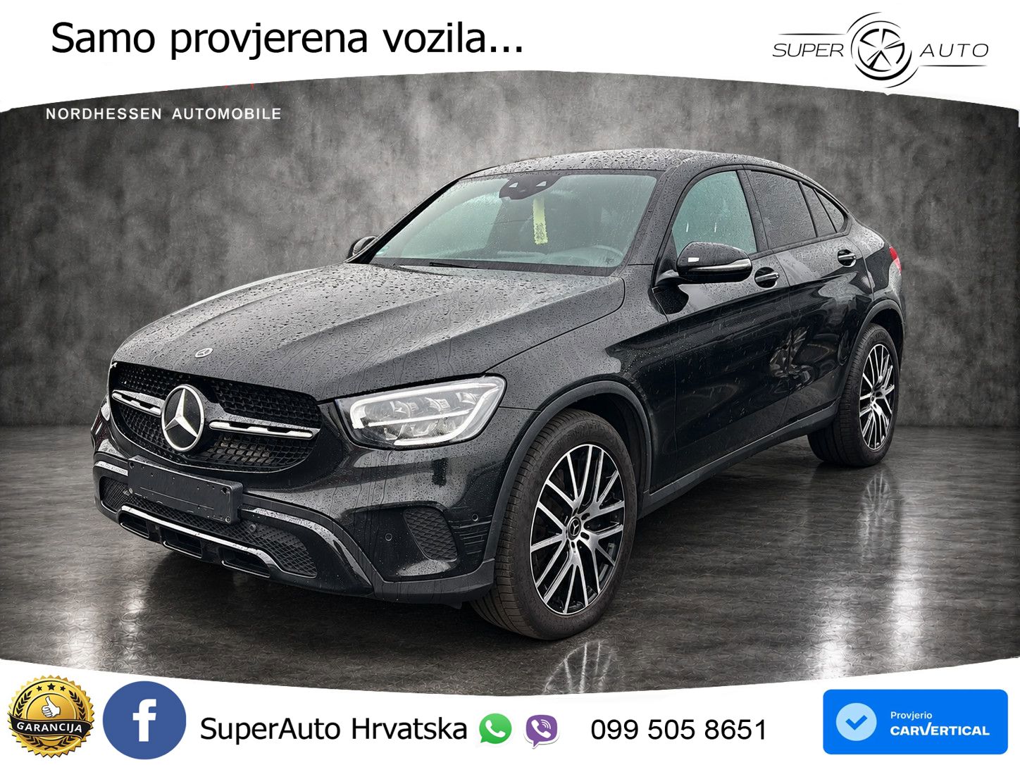 Mercedes GLC Coupe 220d (194 KS) 4MATIC G-TRONIC LED+GR SJED+ACC