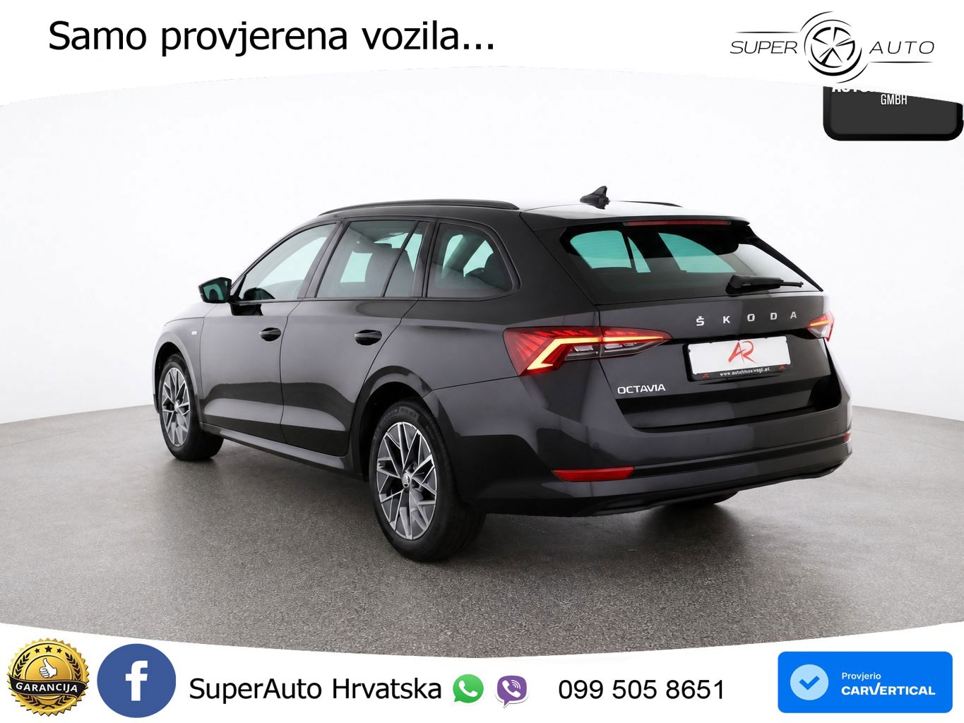 Škoda Octavia Combi 2.0 TDI (150 KS) DSG LED+GR SJED+ACC