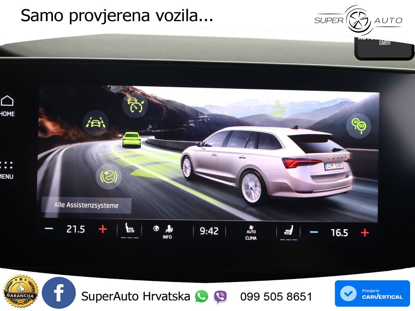 Škoda Octavia Combi 2.0 TDI (150 KS) DSG LED+GR SJED+ACC
