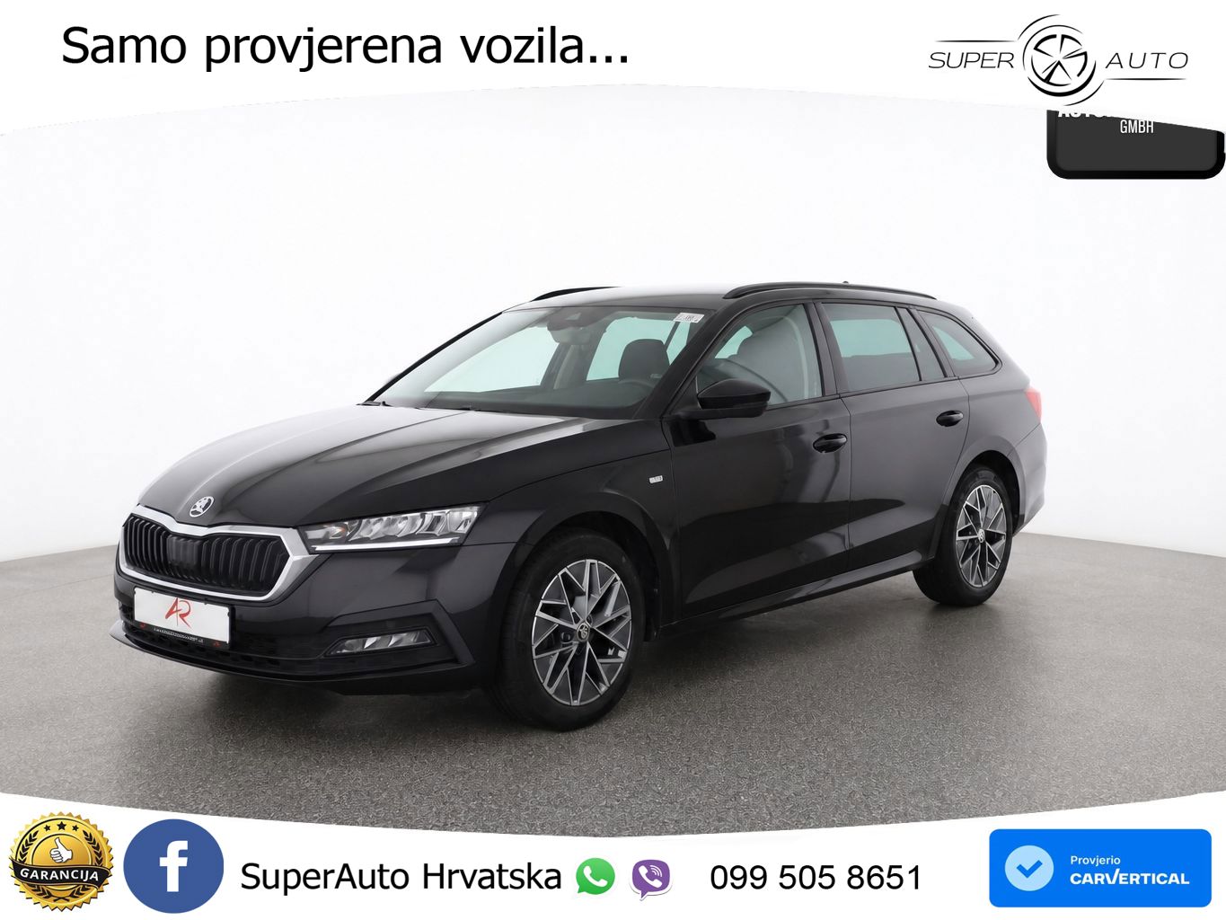 Škoda Octavia Combi 2.0 TDI (150 KS) DSG LED+GR SJED+ACC