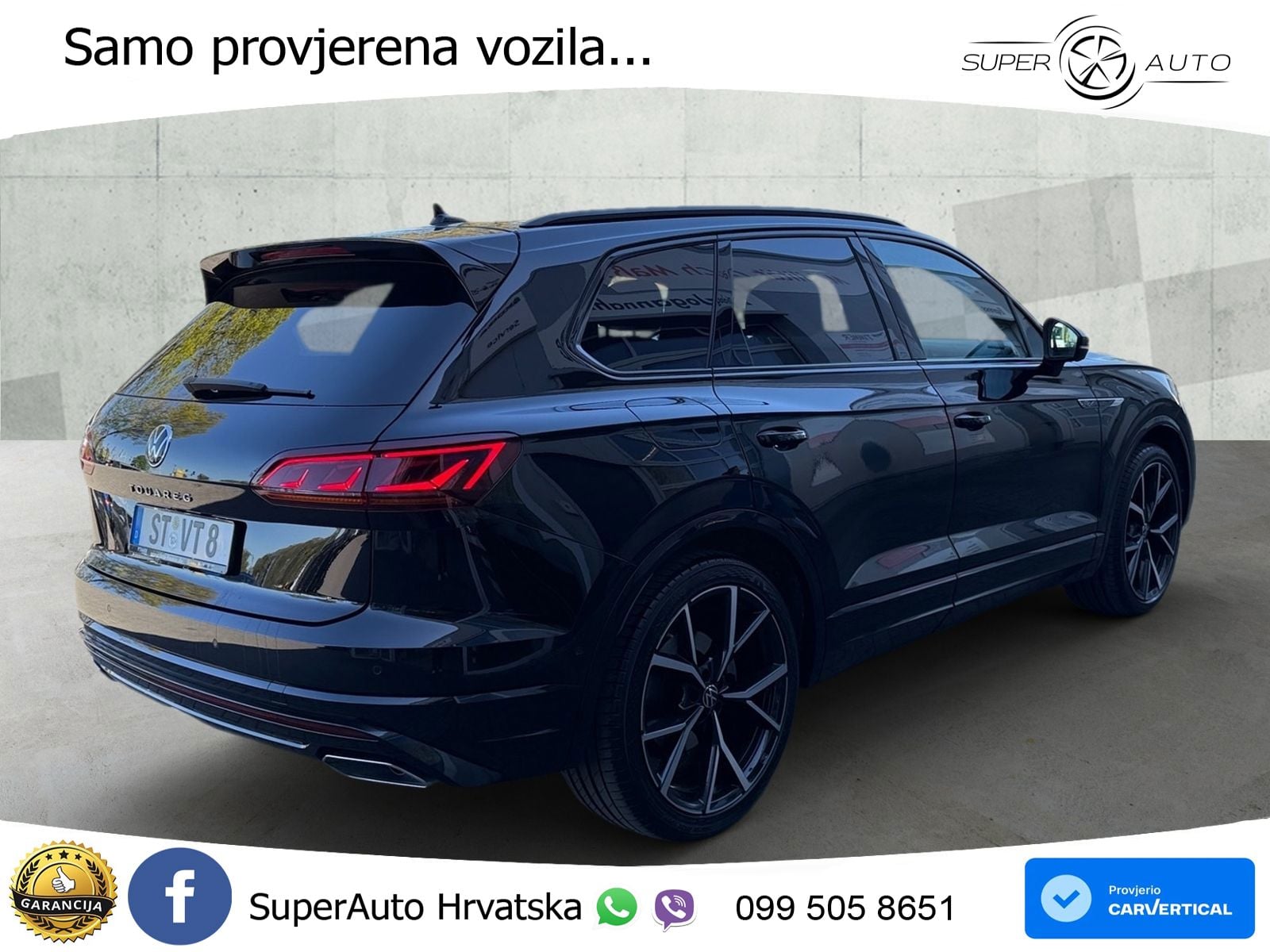Volkswagen Touareg 3.0 V6 TDI (286 KS) 4MOTION Tiptronic R-Line ZRAČNI+ACC+GR SJED+KAM+PANO