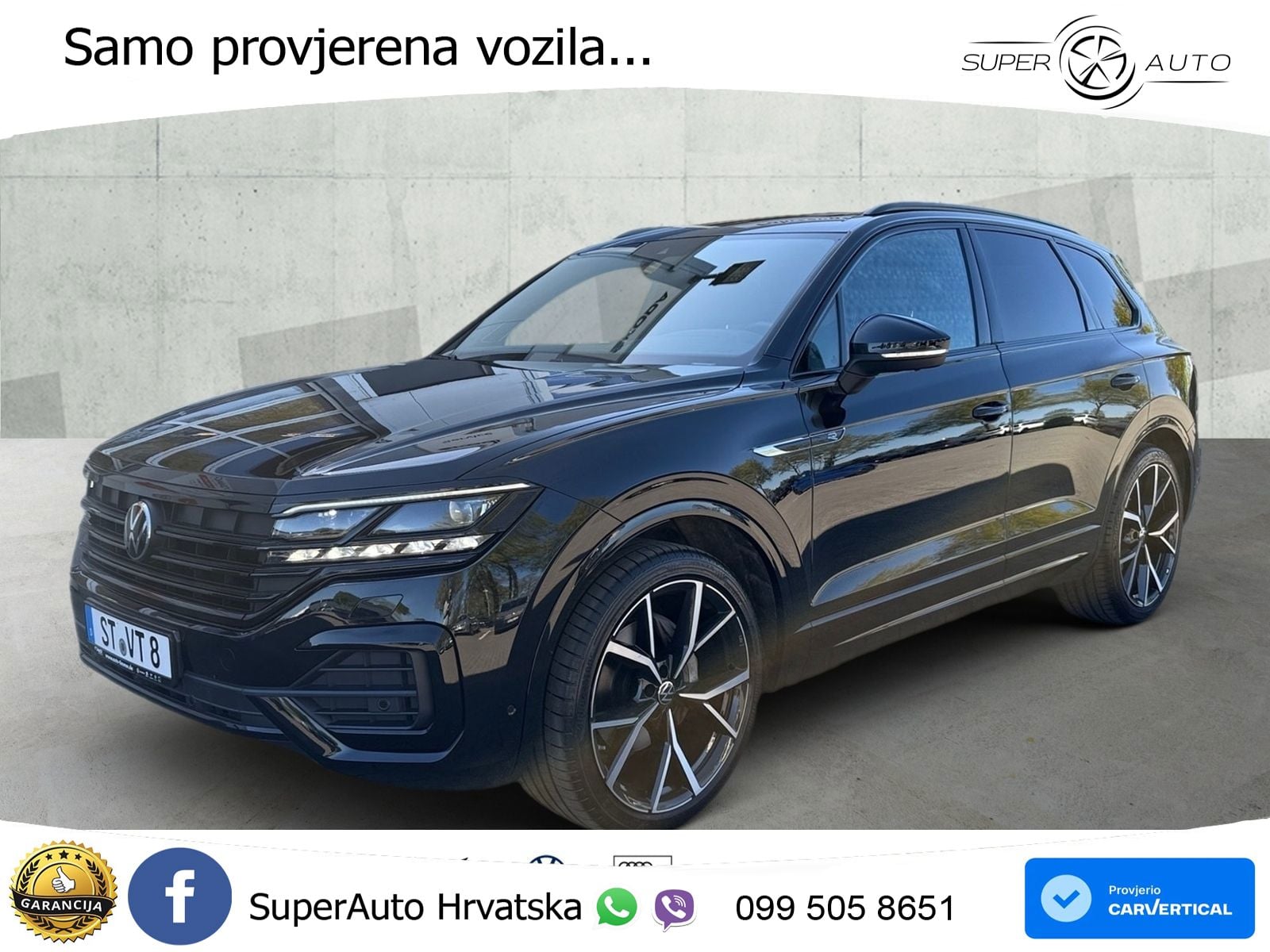 Volkswagen Touareg 3.0 V6 TDI (286 KS) 4MOTION Tiptronic R-Line ZRAČNI+ACC+GR SJED+KAM+PANO