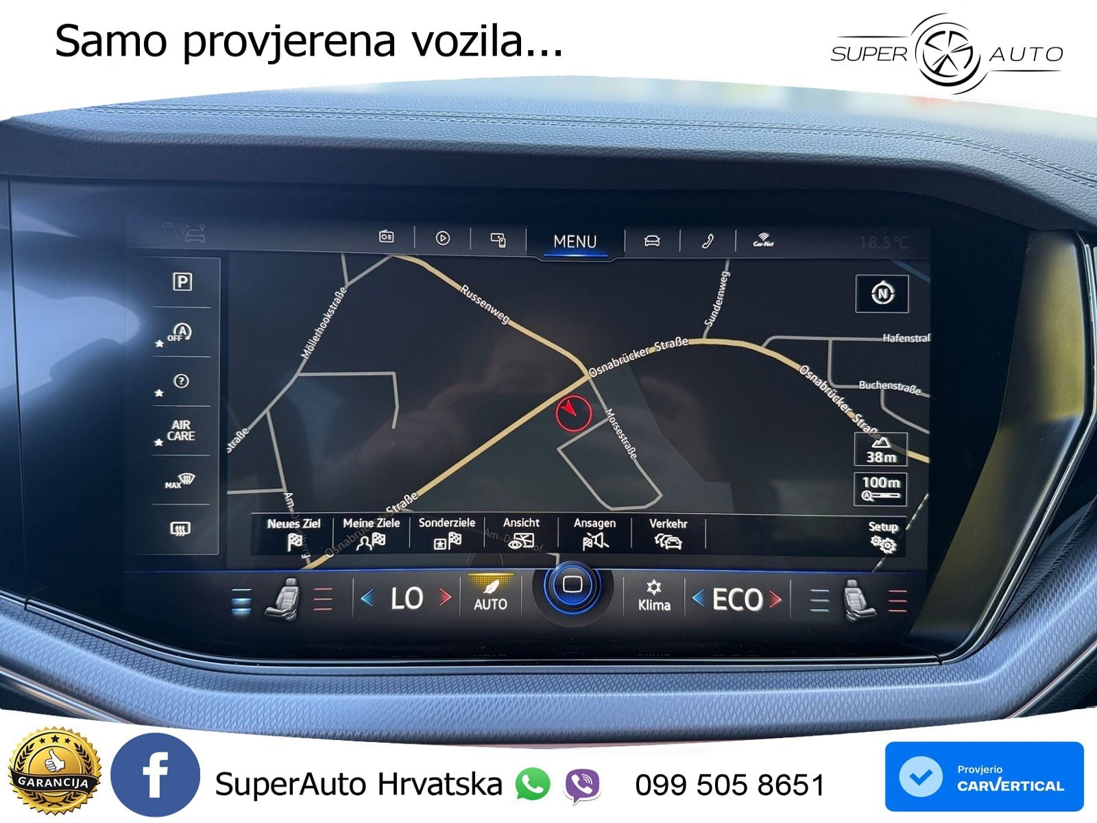 Volkswagen Touareg 3.0 V6 TDI (286 KS) 4MOTION Tiptronic R-Line ZRAČNI+ACC+GR SJED+KAM+PANO