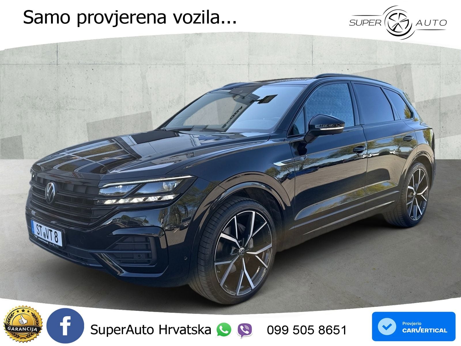 Volkswagen Touareg 3.0 V6 TDI (286 KS) 4MOTION Tiptronic R-Line ZRAČNI+ACC+GR SJED+KAM+PANO
