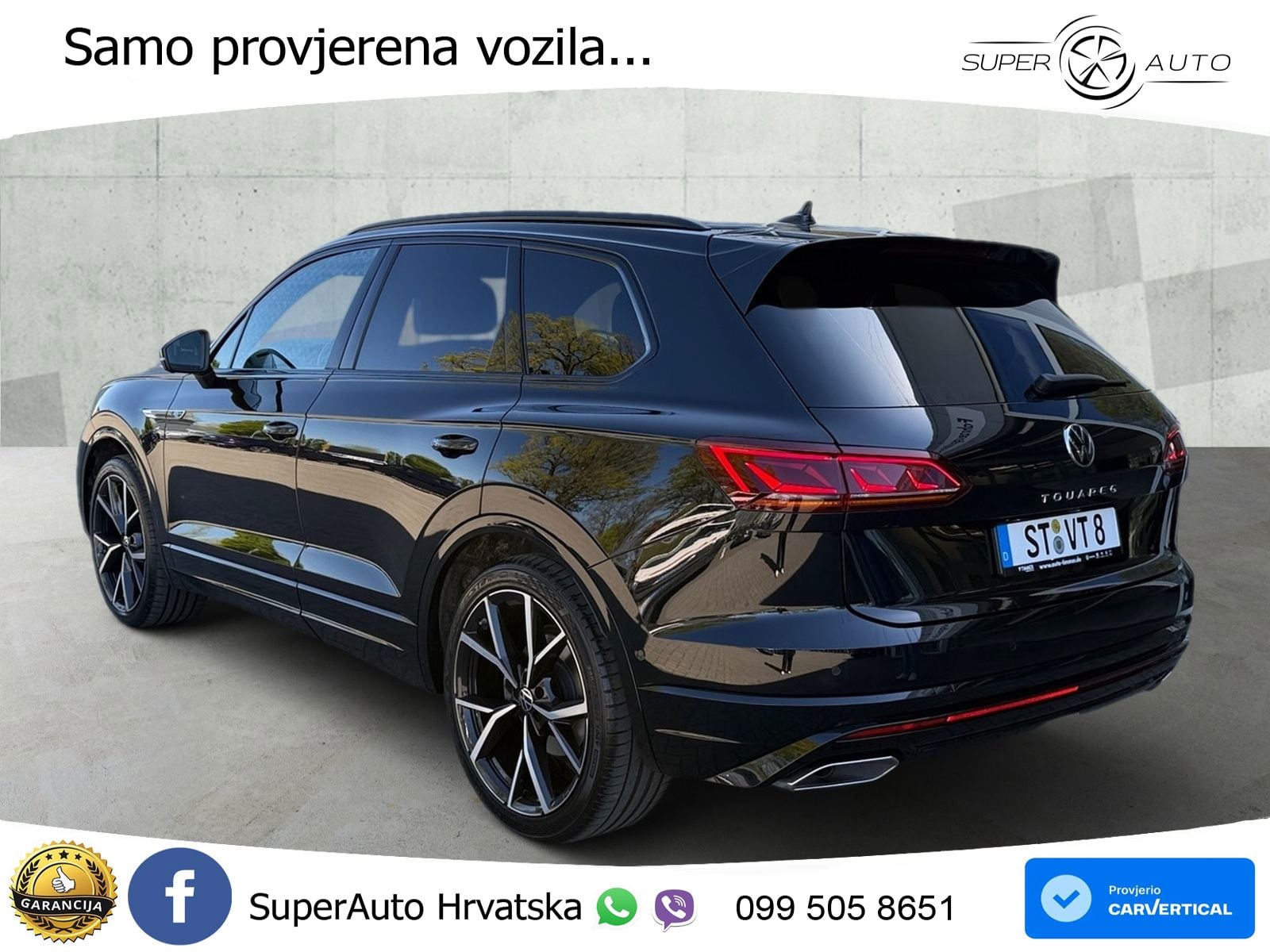 Volkswagen Touareg 3.0 V6 TDI (286 KS) 4MOTION Tiptronic R-Line ZRAČNI+ACC+GR SJED+KAM+PANO
