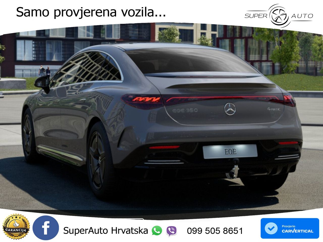 Mercedes EQE 350 100 kWh (320 KS) 4MATIC AMG ACC+GR SJED+360+PANO