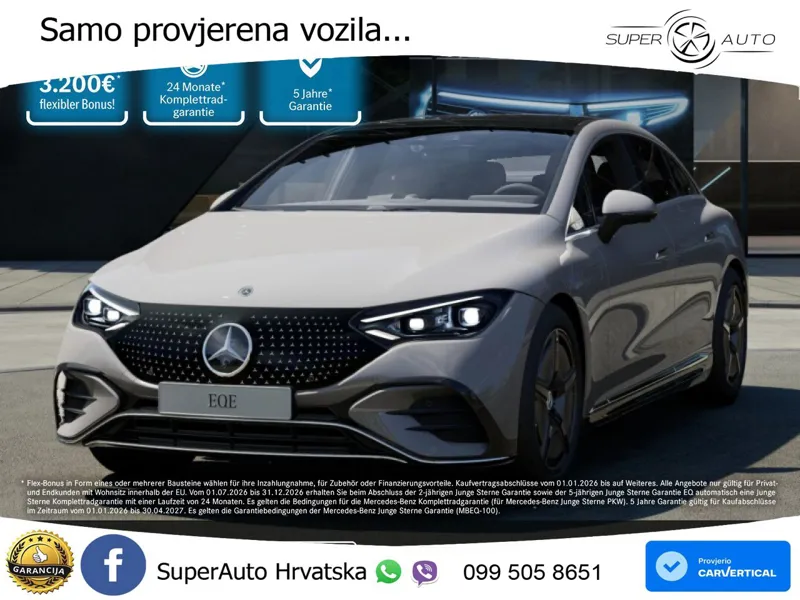 Mercedes EQE 350 100 kWh (320 KS) 4MATIC AMG ACC+GR SJED+360+PANO