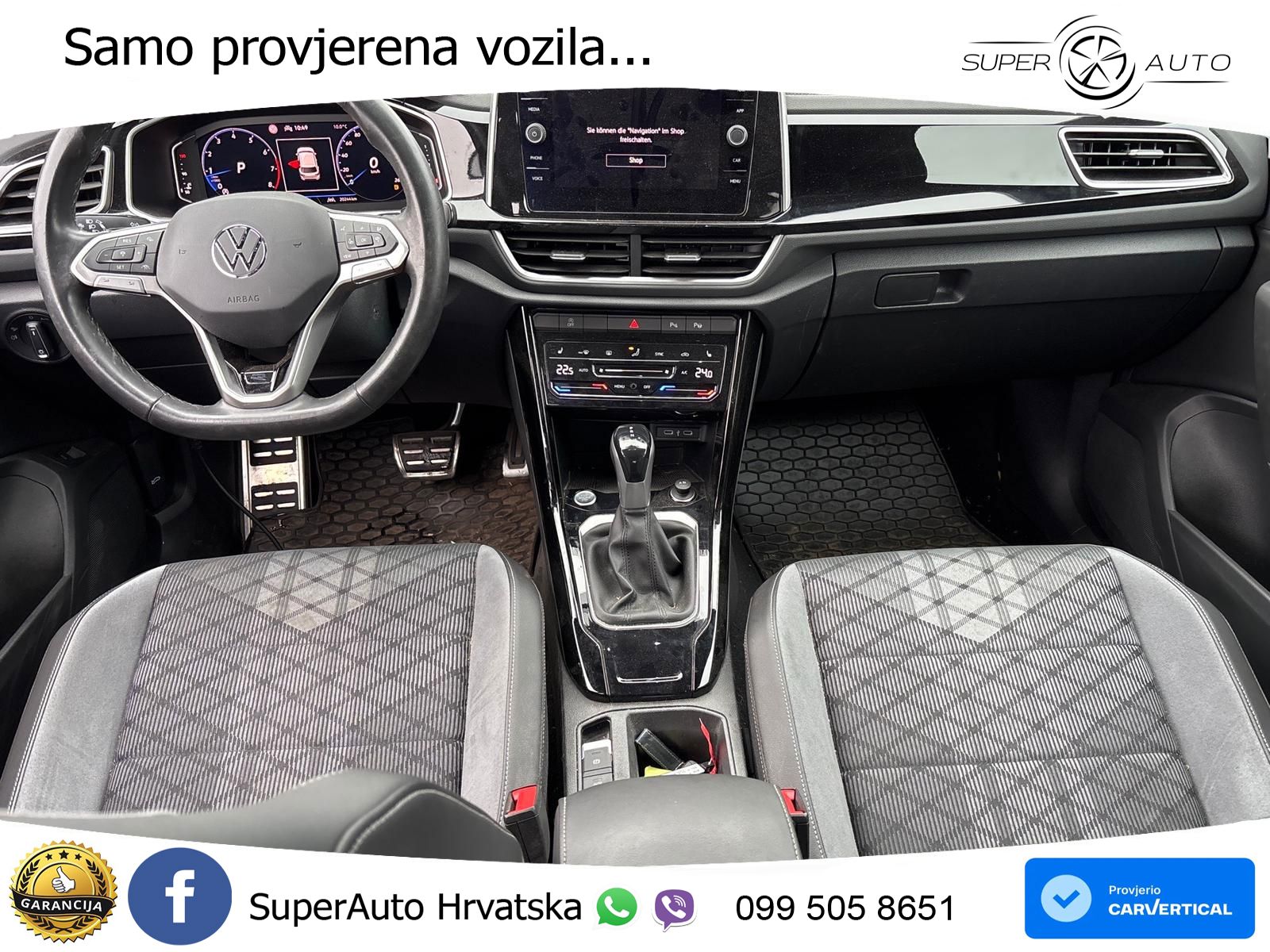 Volkswagen T-Roc 1.5 TSI (150 KS) DSG R-Line LED+GR SJED+ACC