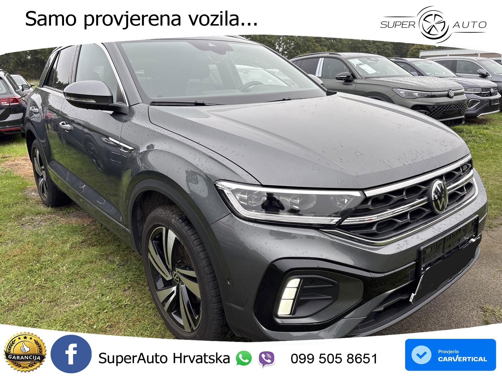 Volkswagen T-Roc 1.5 TSI (150 KS) DSG R-Line LED+GR SJED+ACC