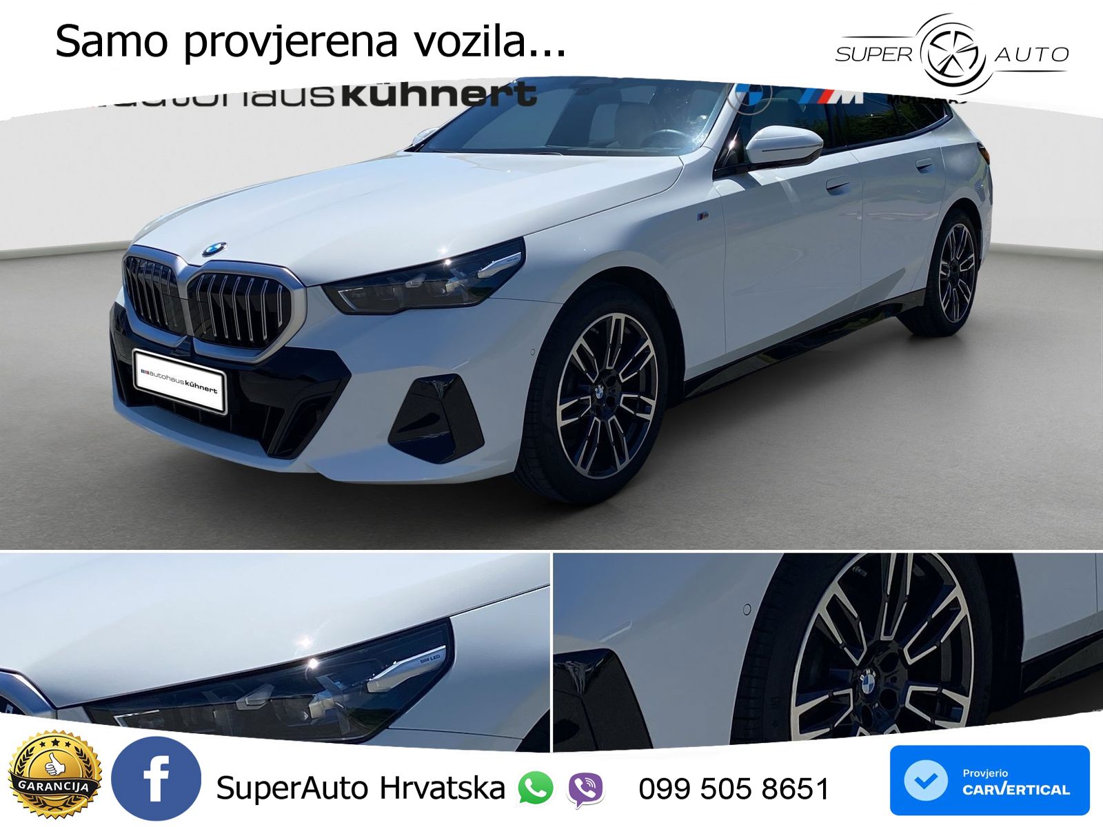 BMW 520d Touring (197 KS) Steptronic M Sport LED+GR SJED+ACC