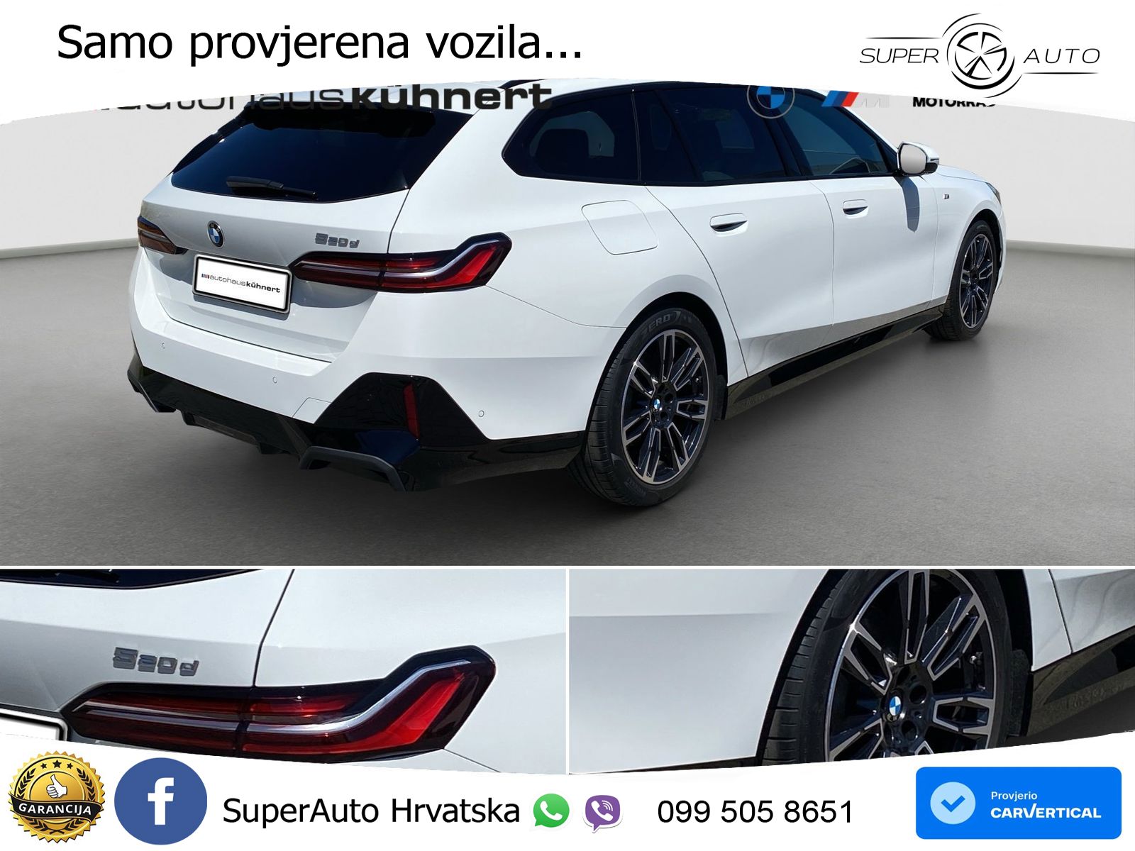 BMW 520d Touring (197 KS) Steptronic M Sport LED+GR SJED+ACC