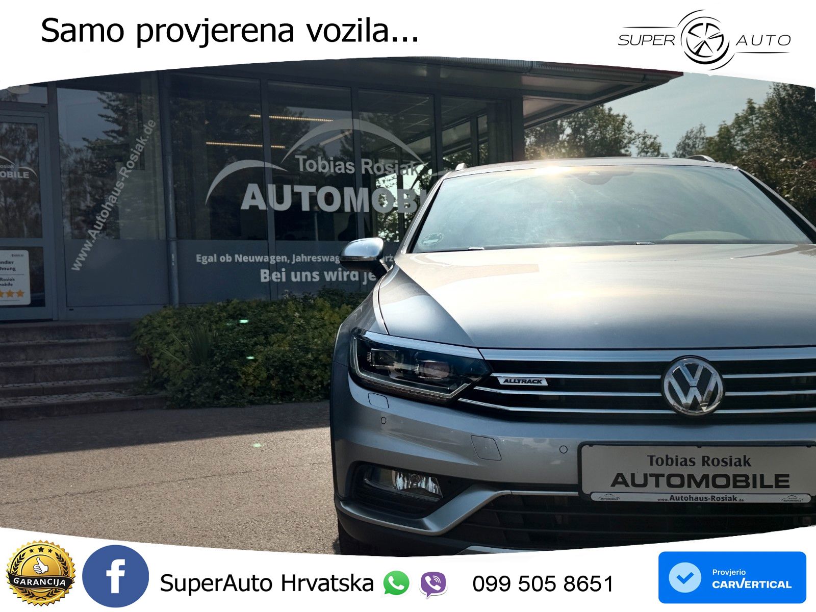 Volkswagen Passat Variant 2.0 TDI (190 KS) 4MOTION DSG LED+GR SJED+ACC