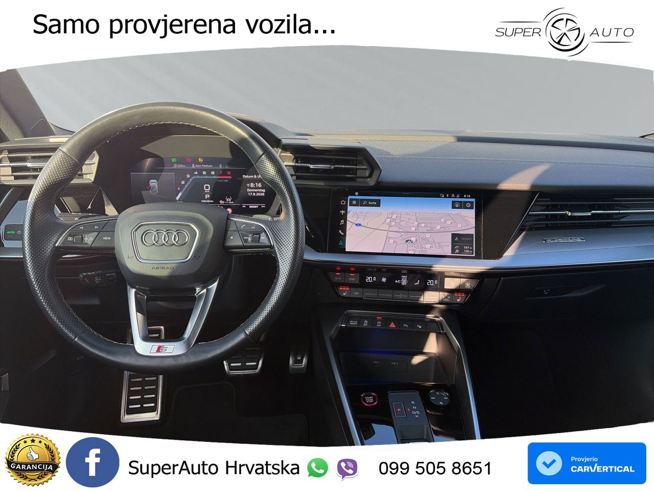 Audi S3 2.0 TFSI (310 KS) quattro S tronic MATRIX+GR SJED+KAM