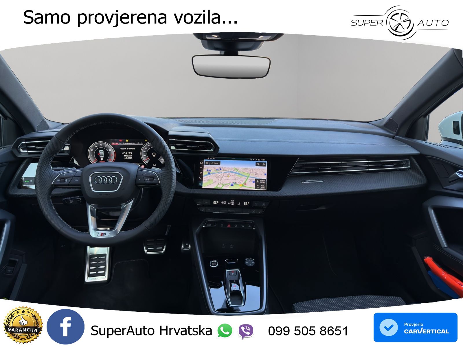 Audi A3 Limuzina 35 TFSI (150 KS) S tronic S line MATRIX+GR SJED+KAM
