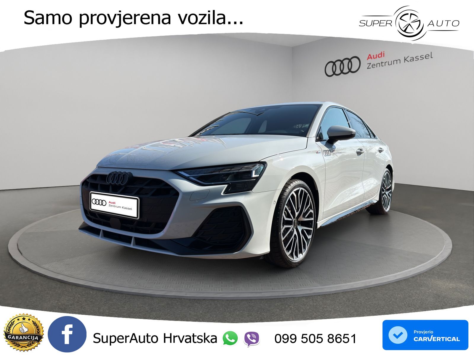 Audi A3 Limuzina 35 TFSI (150 KS) S tronic S line MATRIX+GR SJED+KAM