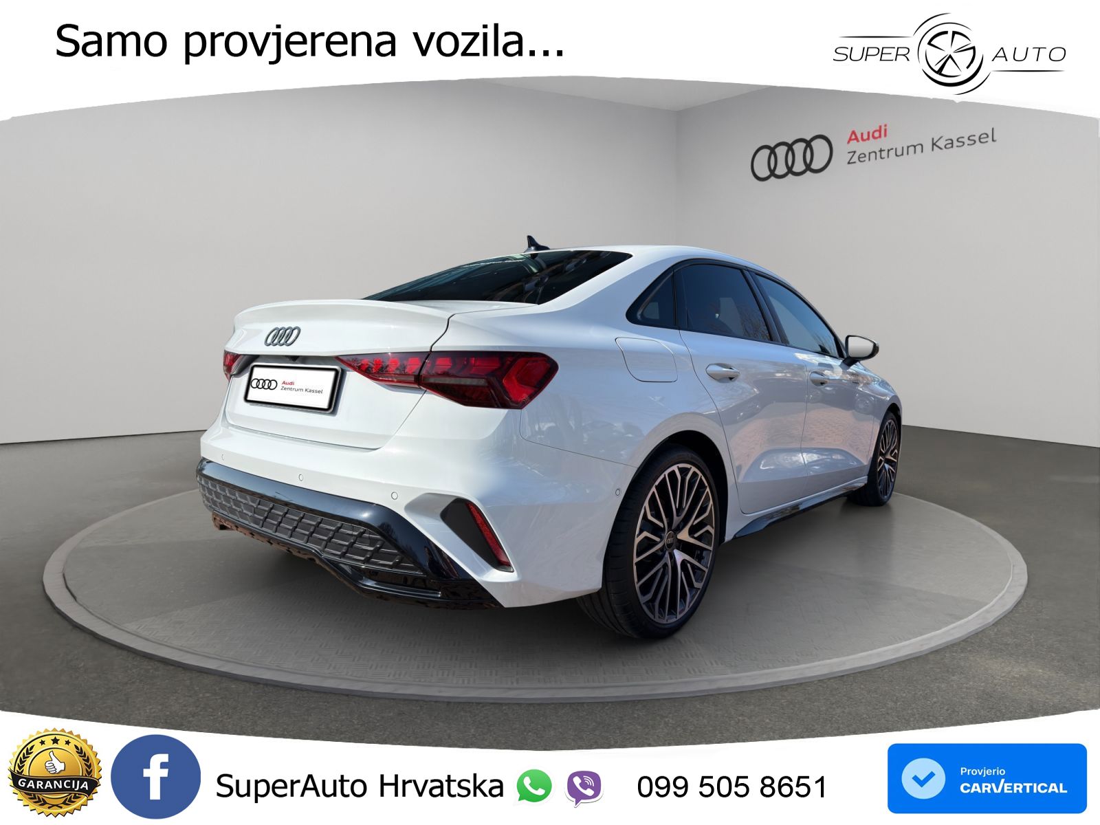 Audi A3 Limuzina 35 TFSI (150 KS) S tronic S line MATRIX+GR SJED+KAM