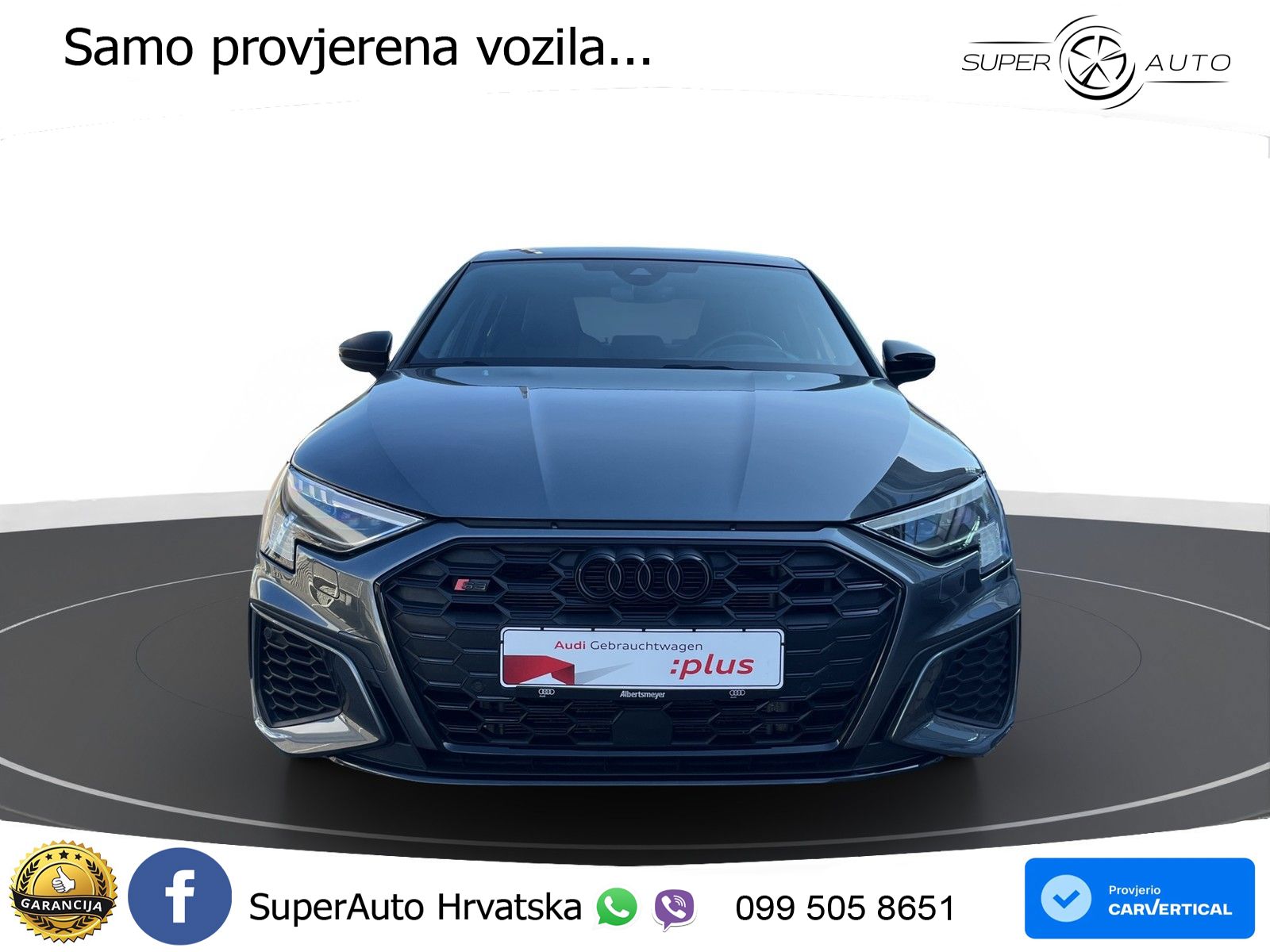 Audi S3 Limuzina 2.0 TFSI (310 KS) quattro S tronic LED+GR SJED+ACC