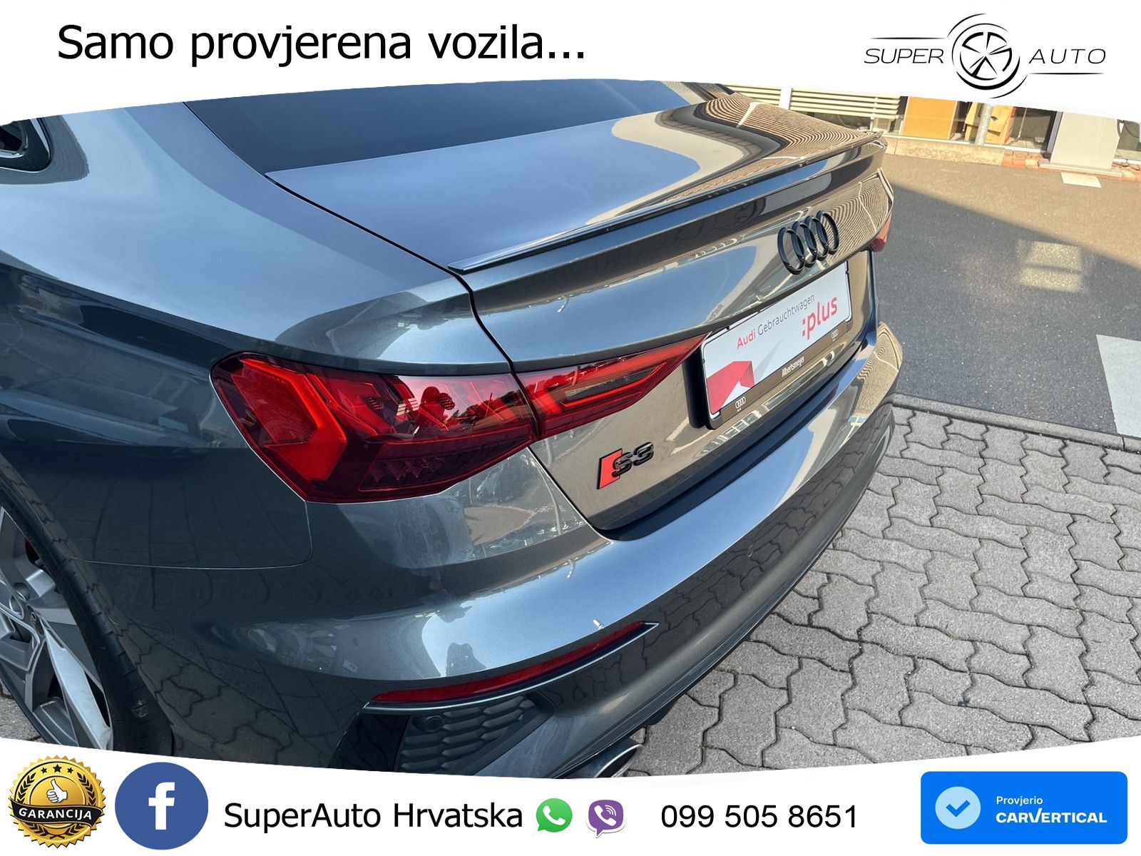 Audi S3 Limuzina 2.0 TFSI (310 KS) quattro S tronic LED+GR SJED+ACC
