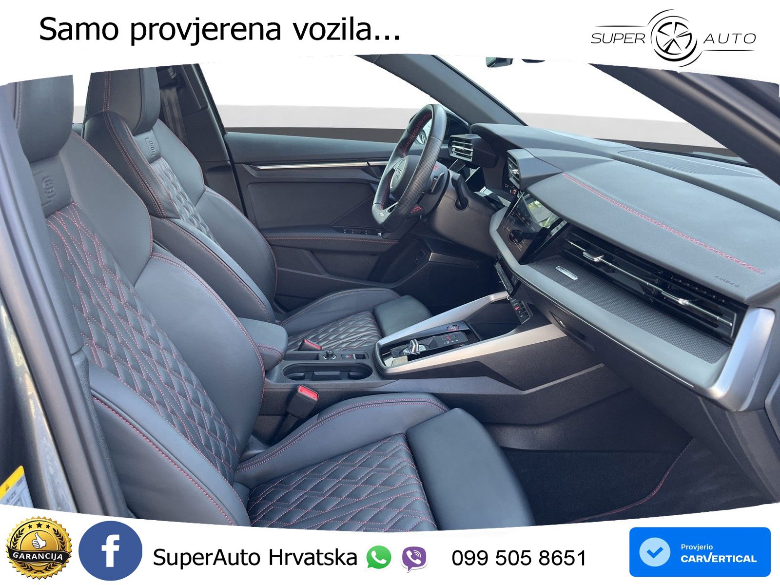 Audi S3 Limuzina 2.0 TFSI (310 KS) quattro S tronic LED+GR SJED+ACC