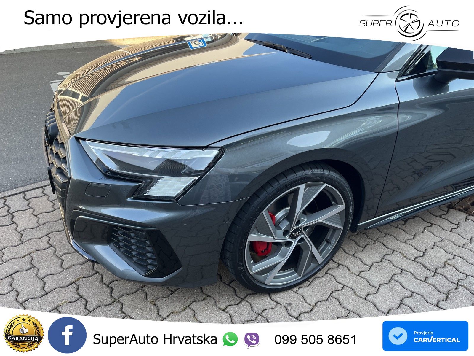 Audi S3 Limuzina 2.0 TFSI (310 KS) quattro S tronic LED+GR SJED+ACC