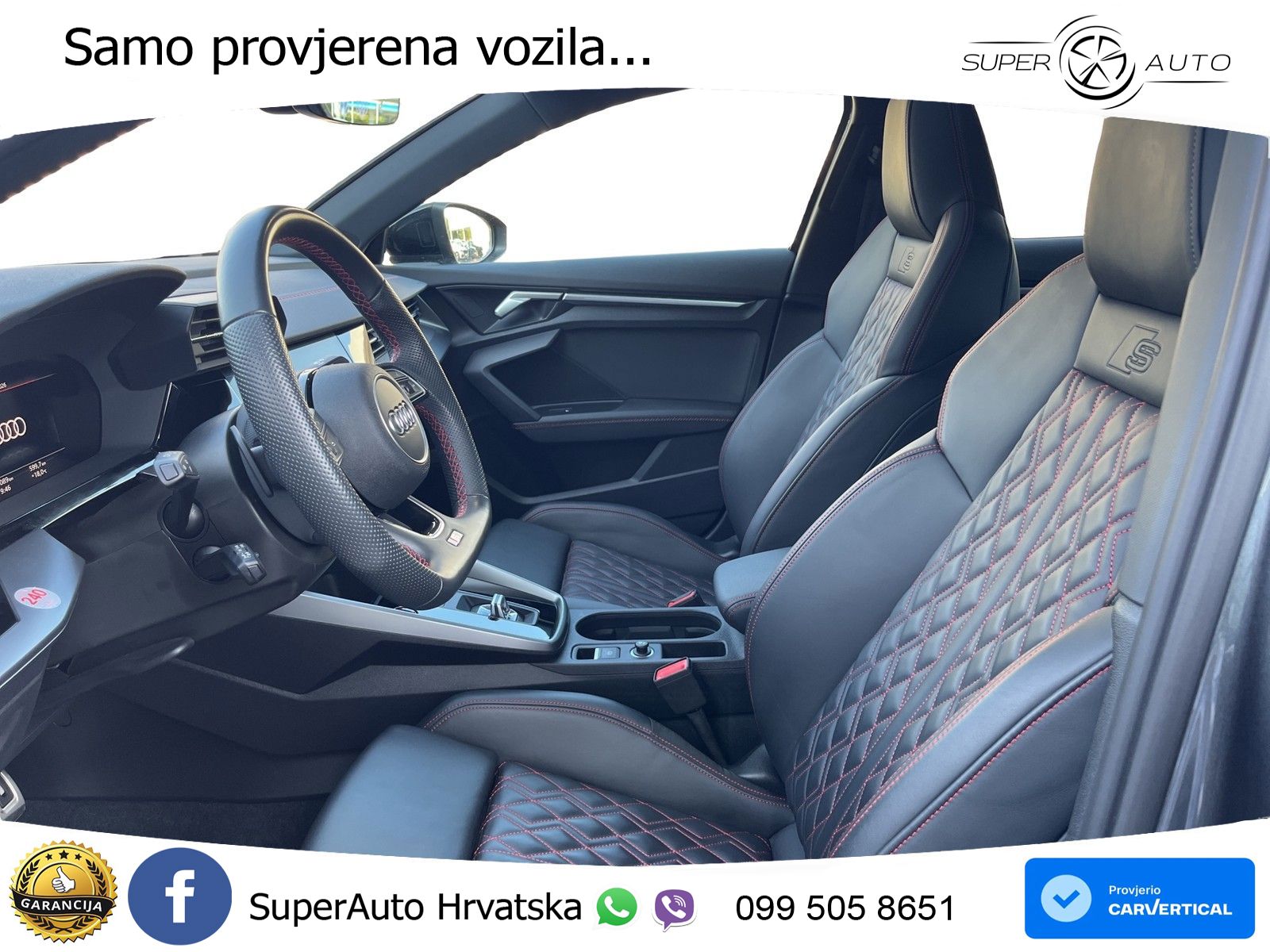 Audi S3 Limuzina 2.0 TFSI (310 KS) quattro S tronic LED+GR SJED+ACC