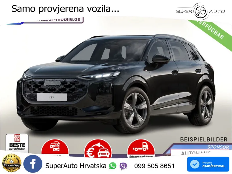 Audi Q3 1.5 TFSI (150 KS) S tronic LED+GR SJED+ACC