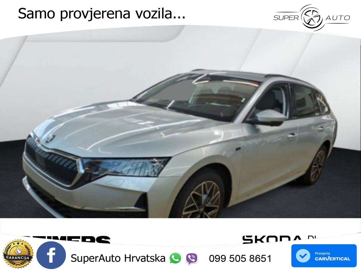 Škoda Octavia Combi 2.0 TDI (150 KS) DSG LED+GR SJED+ACC