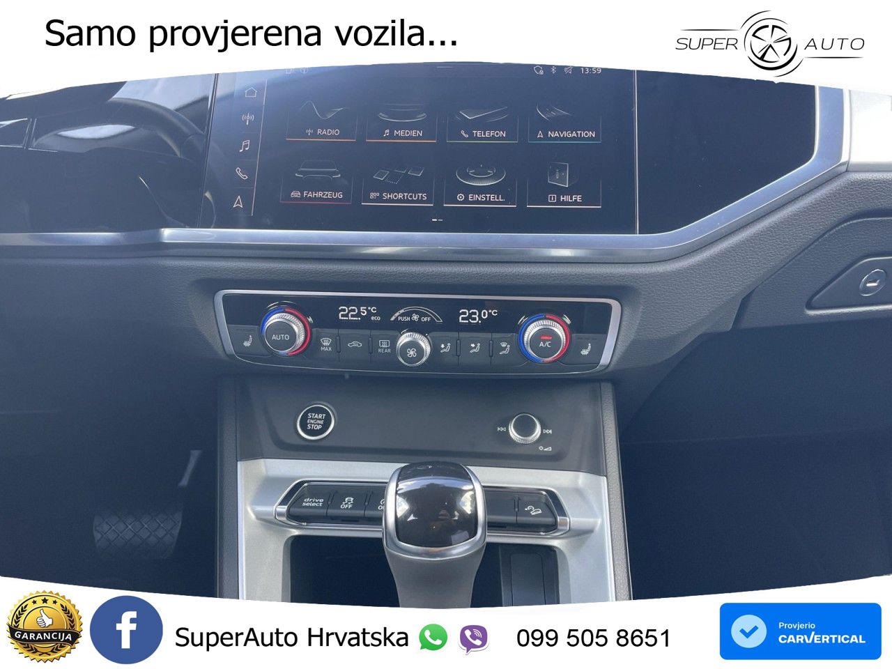 Audi Q3 Sportback 40 TDI (190 KS) quattro S tronic LED+GR SJED+ACC