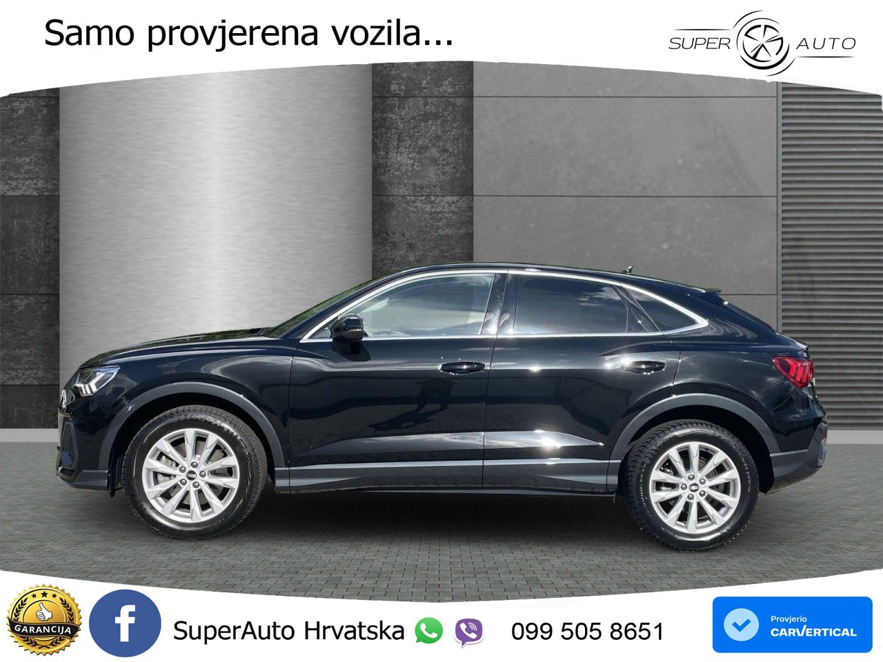 Audi Q3 Sportback 40 TDI (190 KS) quattro S tronic LED+GR SJED+ACC
