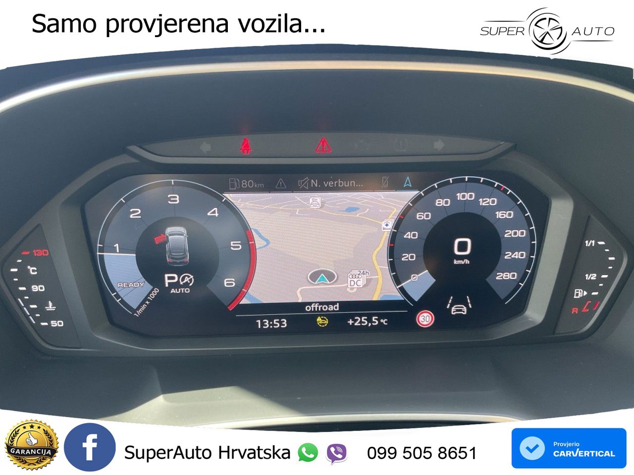 Audi Q3 Sportback 40 TDI (190 KS) quattro S tronic LED+GR SJED+ACC