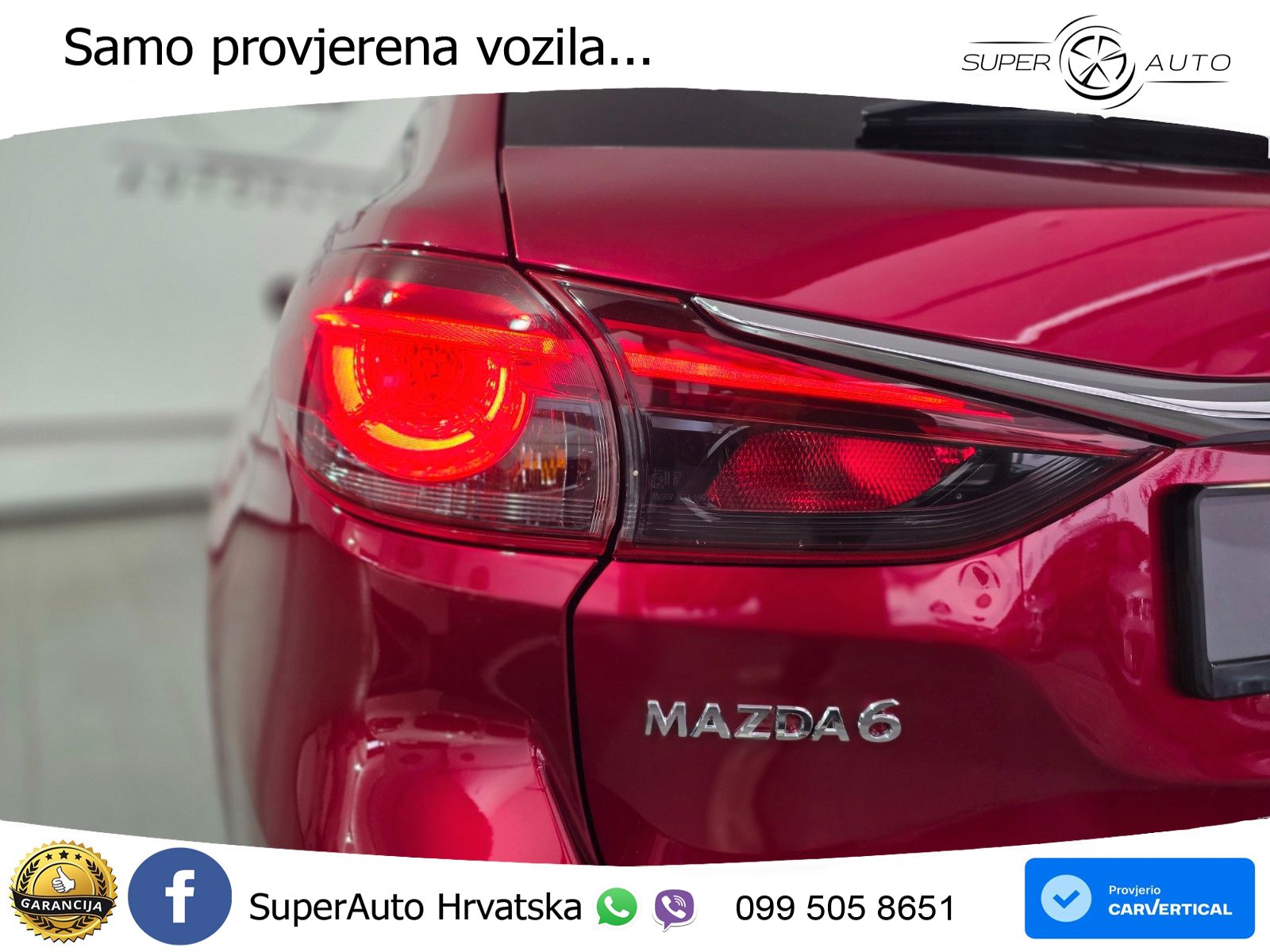Mazda 6 Sport Combi 2.0 SKYACTIV-G (165 KS) SKYACTIV-Drive LED+GR SJED+ACC