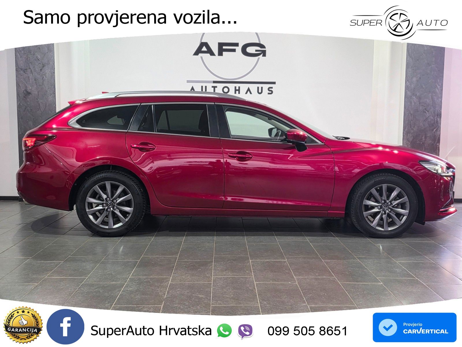 Mazda 6 Sport Combi 2.0 SKYACTIV-G (165 KS) SKYACTIV-Drive LED+GR SJED+ACC