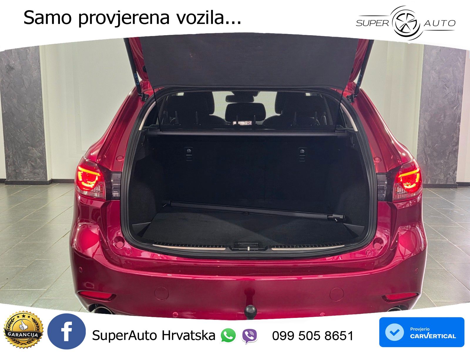 Mazda 6 Sport Combi 2.0 SKYACTIV-G (165 KS) SKYACTIV-Drive LED+GR SJED+ACC